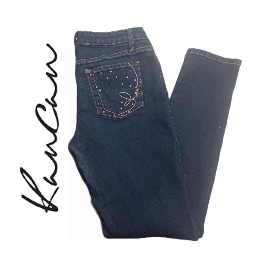 KanCan Embellished Skinny Jeans - KC-022: Size 13